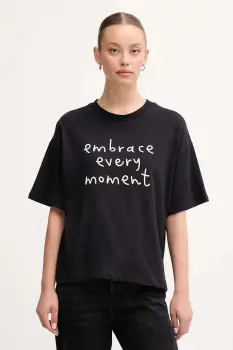 United Colors of Benetton tricou din bumbac culoarea negru, 35P5D10AR imagine