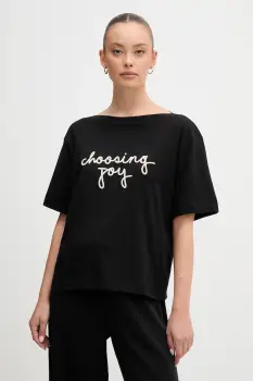 United Colors of Benetton tricou din bumbac culoarea negru, 35P5D10AV imagine