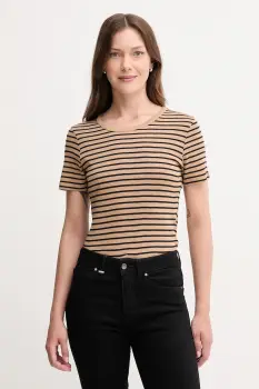 United Colors of Benetton tricou din bumbac culoarea roz, 30YSE16A0 imagine