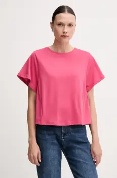 United Colors of Benetton tricou din bumbac culoarea roz, 3U53D109U imagine