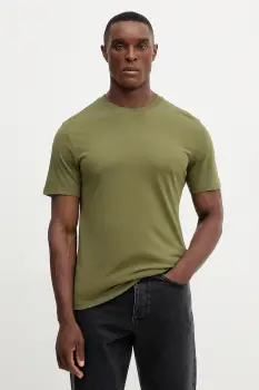 United Colors of Benetton tricou din bumbac culoarea roz, uni, 3U53J1F15 imagine