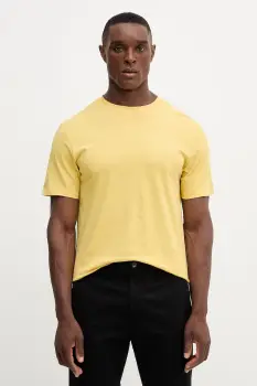 United Colors of Benetton tricou din bumbac culoarea roz, uni, 3U53J1F15 imagine