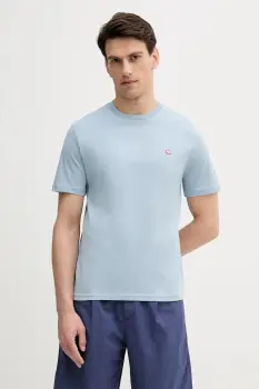 United Colors of Benetton tricou din bumbac culoarea verde, uni, 3MI5J1AF7 imagine