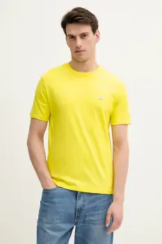 United Colors of Benetton tricou din bumbac culoarea verde, uni, 3MI5J1AF7 imagine