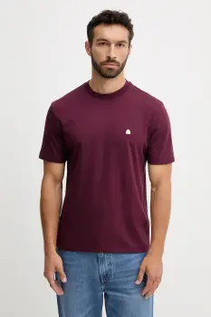 United Colors of Benetton tricou din bumbac culoarea verde, uni, 3MI5J1AF7 imagine