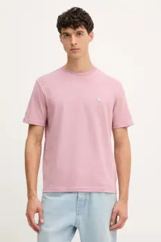 United Colors of Benetton tricou din bumbac culoarea verde, uni, 3MI5J1AF7 imagine