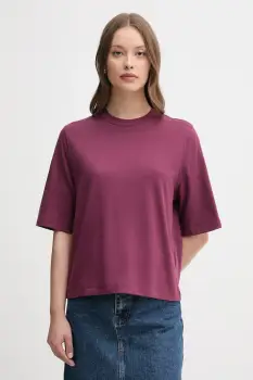 United Colors of Benetton tricou din bumbac culoarea violet, 3BL0E17G5 imagine