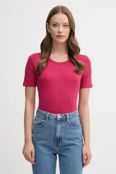 United Colors of Benetton tricou din bumbac culoarea violet, 3GA2E16A0 imagine