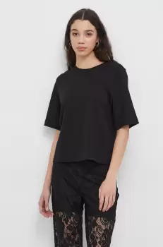 United Colors of Benetton tricou din bumbac femei, culoarea negru imagine