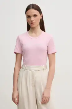 United Colors of Benetton tricou din bumbac femei, culoarea rosu, 3GA2E16A2 imagine