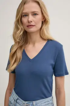 United Colors of Benetton tricou din bumbac femei, culoarea roz, 3GA2E4230 imagine