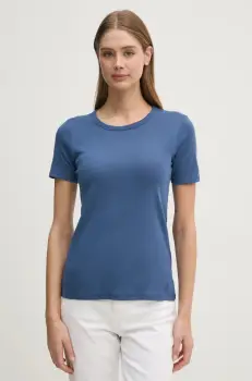 United Colors of Benetton tricou din bumbac femei, culoarea violet, 3GA2E16A0 imagine