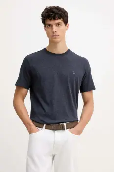 United Colors of Benetton tricou din bumbac melanj, 3UWFU10AU imagine