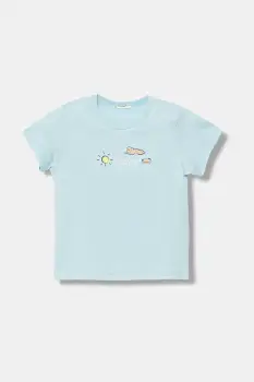 United Colors of Benetton tricou din bumbac pentru bebelusi 3I1XA1067 imagine