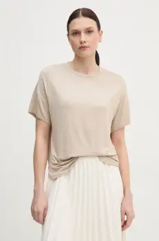 United Colors of Benetton tricou femei, culoarea bej imagine