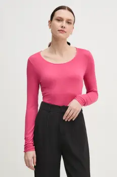 United Colors of Benetton tricou femei, culoarea roz, 3Z12D1080 imagine