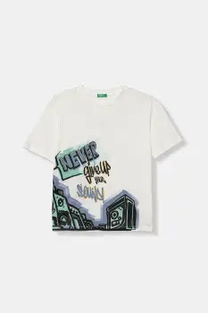 United Colors of Benetton tricou pentru copii, din bumbac imagine