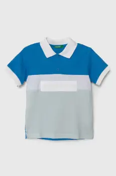 United Colors of Benetton tricouri polo din bumbac pentru copii modelator imagine