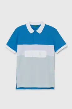 United Colors of Benetton tricouri polo din bumbac pentru copii modelator imagine