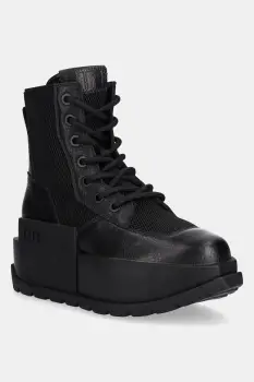 United Nude botine Roko Trooper culoarea negru, cu platforma, 1096701165 imagine