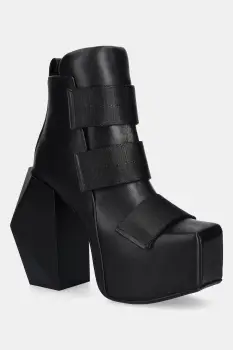 United Nude cizme de piele Stage Tron culoarea negru, cu toc drept, 109420116 imagine