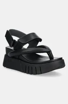 United Nude sandale Delta Tong femei, culoarea negru, cu platforma, 107120116145 imagine