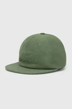 Universal Works sapca de baseball din bumbac Baseball Hat culoarea verde, cu imprimeu, 30811.BIRCH imagine