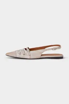 Vagabond Shoemakers balerini de piele HERMINE culoarea bej, cu toc deschis, 5533-118-07 imagine