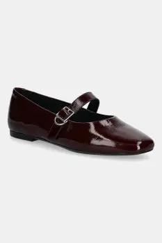 Vagabond Shoemakers balerini de piele JOLIN culoarea bordo, 5608-060-38 imagine