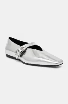 Vagabond Shoemakers balerini de piele WIOLETTA culoarea argintiu, 5701-283-79 imagine