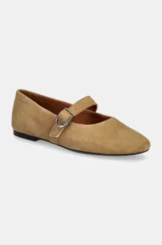 Vagabond Shoemakers balerini din piele intoarsa JOLIN culoarea bej, 5608-040-28 imagine