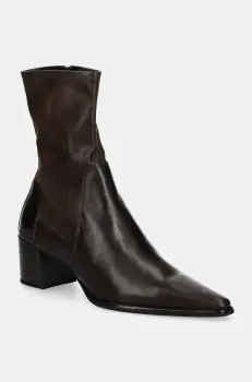 Vagabond Shoemakers botine GISELLE femei, culoarea maro, cu toc drept, 5654-202-35 imagine