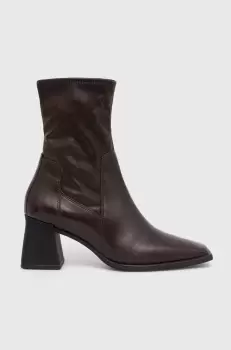 Vagabond Shoemakers botine HEDDA femei, culoarea maro, cu toc drept, 5602.302.35 imagine