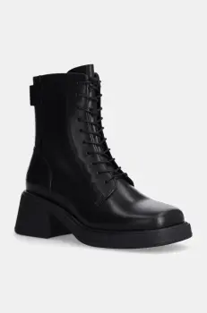 Vagabond Shoemakers cizme de piele DORAH femei, culoarea negru, cu toc drept, 5842-001-20 imagine