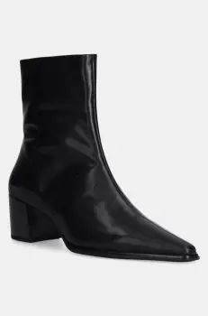 Vagabond Shoemakers cizme de piele GISELLE femei, culoarea negru, cu toc drept, 5854-001-20 imagine