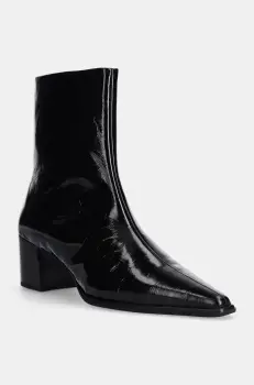 Vagabond Shoemakers cizme de piele GISELLE femei, culoarea negru, cu toc drept, 5854-060-20 imagine