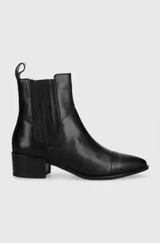 Vagabond Shoemakers cizme de piele MARJA femei, culoarea negru, cu toc drept, 5613.001.20 imagine