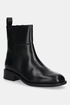 Vagabond Shoemakers cizme de piele SHEILA culoarea negru, cu toc plat, 5835-001-20 imagine