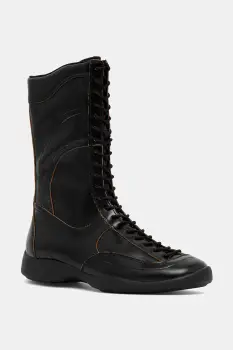 Vagabond Shoemakers cizme de piele SKY culoarea negru, cu toc plat, 6037-099-20 imagine