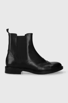 Vagabond Shoemakers ghete chelsea de piele AMINA femei, culoarea negru, cu toc plat, 5603.101.20 imagine
