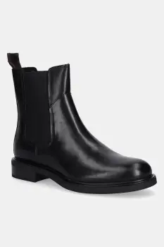 Vagabond Shoemakers ghete chelsea de piele FREYA culoarea negru, cu toc plat, 6006-101-20 imagine
