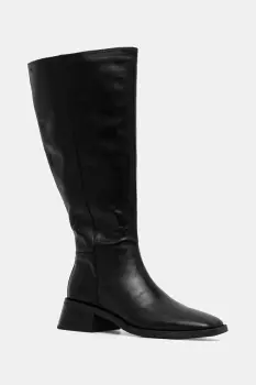 Vagabond Shoemakers ghete de piele BLANCA culoarea negru, cu toc drept, 5417-901-20 imagine