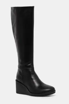 Vagabond Shoemakers ghete de piele DEENA femei, culoarea negru, toc pana, 5832-001-20 imagine