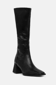 Vagabond Shoemakers ghete de piele HEDDA culoarea negru, cu toc drept, 5602-902-20 imagine