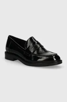 Vagabond Shoemakers mocasini de piele AMINA femei, culoarea negru, cu toc plat, 5703-060-20 imagine