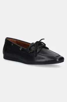 Vagabond Shoemakers mocasini de piele HILLARY femei, culoarea negru, cu toc plat, 5925-401-20 imagine