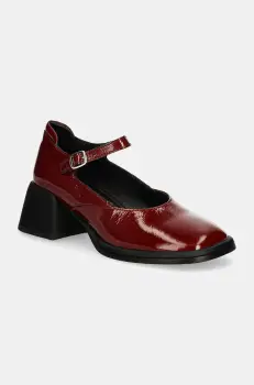 Vagabond Shoemakers pantofi de piele ANSIE culoarea bordo, cu toc drept, 5445-260-42 imagine