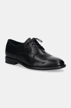 Vagabond Shoemakers pantofi de piele HEIDI femei, culoarea negru, cu toc plat, 5809-001-20 imagine