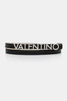 Valentino Bags curea de piele BELTY culoarea negru, VCS6W555 imagine