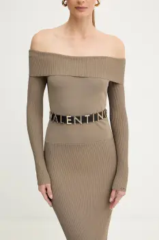 Valentino Bags curea EMMA WINTER culoarea negru, VCS3M257N imagine